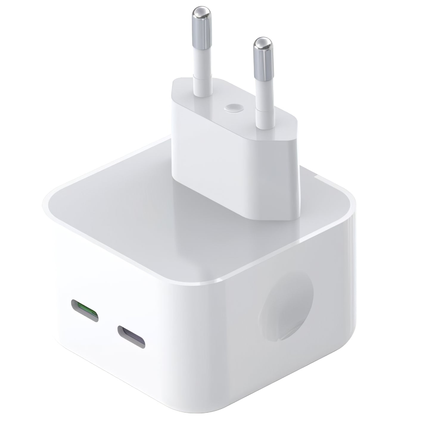 Sieťová nabíjačka XO Design L102, 35W, 3A, 2 x USB-C, Biela