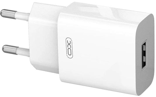 Sieťová nabíjačka XO Design L99, 12W, 2.4A, 1 x USB-A, Biela