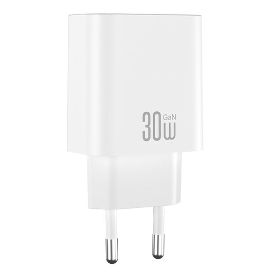 Sieťová nabíjačka XO Design CE41, 30W, 3A, 1 x USB-C, biela