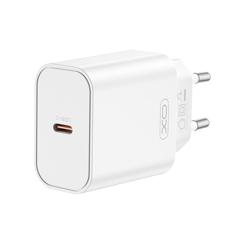 XO Design CE32 Network Charger, 20W, 3A, 1 x USB-C, White