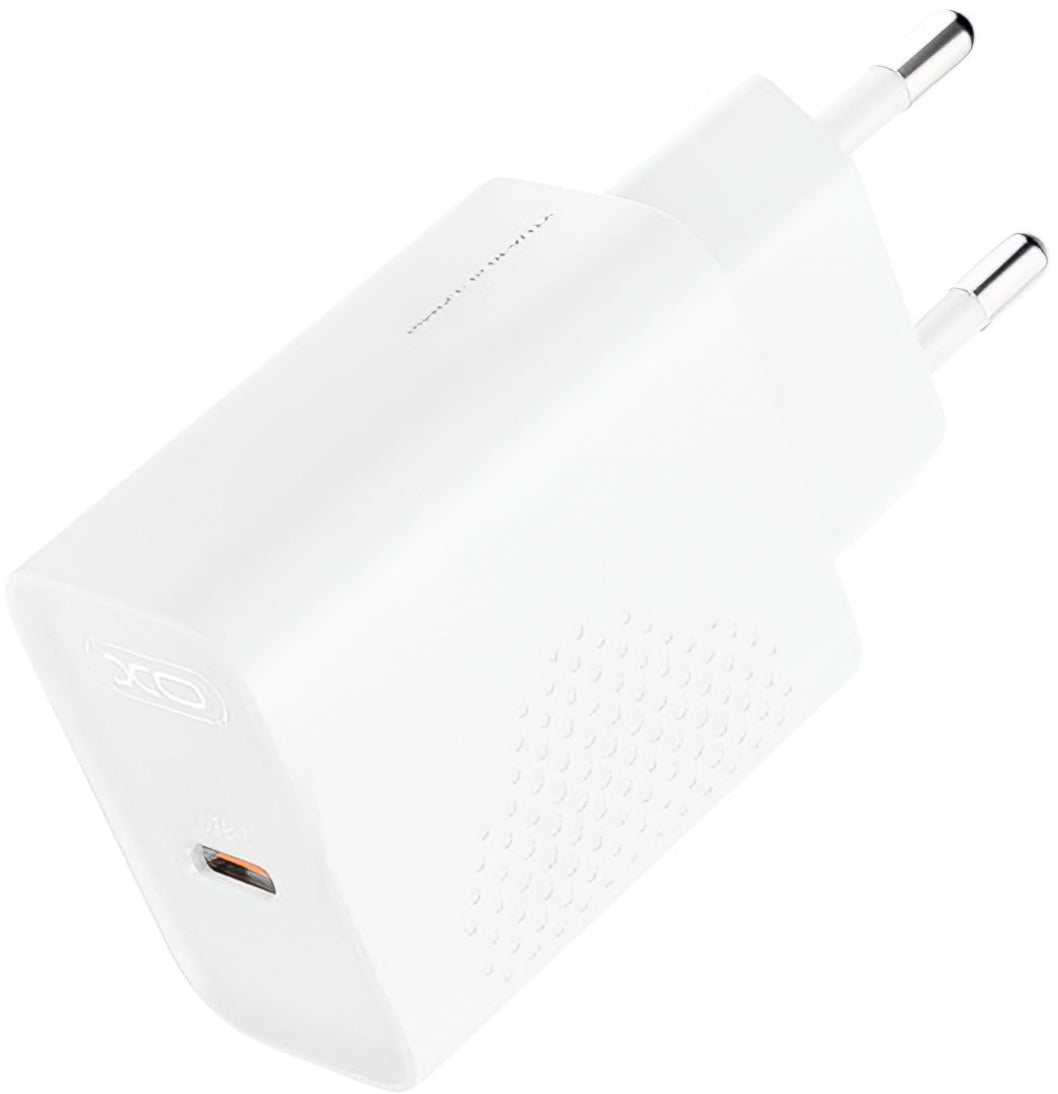 Sieťová nabíjačka XO Design L162, 30W, 3A, 1 x USB-C, Biela