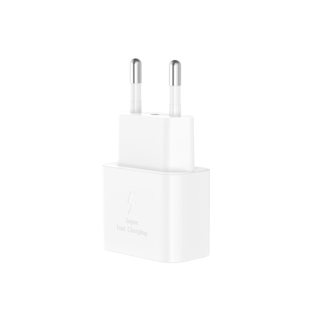 Sieťová nabíjačka XO Design L167, 25W, 3A, 1 x USB-C, Biela