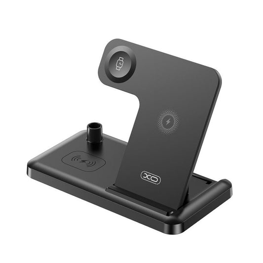 Bezdrôtová nabíjačka XO Design WX033 4v1, 15W, 1.67A, Čierna