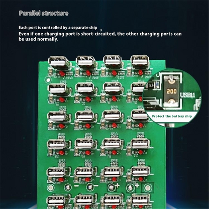 Nabíjačka stanice Best 32T-2A, 2A, 32 x USB-A, biela