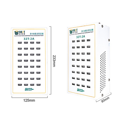 Nabíjačka stanice Best 32T-2A, 2A, 32 x USB-A, biela