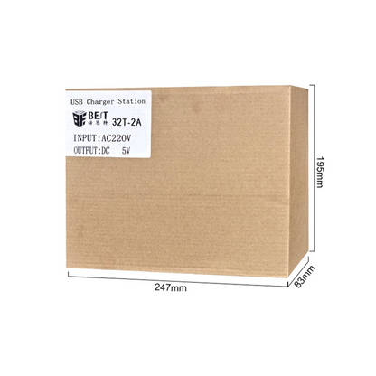 Nabíjačka stanice Best 32T-2A, 2A, 32 x USB-A, biela