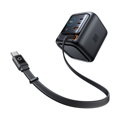 Nabíjačka Stanica s USB-C Káblom Mcdodo FreeGo CH-1391 Displej, 100W, 5A, 1 x USB-A - 2 x USB-C, Čierna