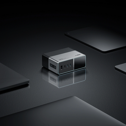 Nabíjačka stanica Cuktech TA3005U, 300W, 1 x DC - 1 x USB-A - 3 x USB-C, sivá
