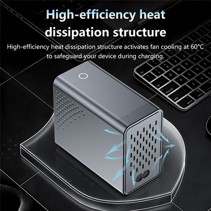 Nabíjačka stanice OEM WLX-G3, 140W, 5A, 2 x USB-A - 4 x USB-C, Sivá