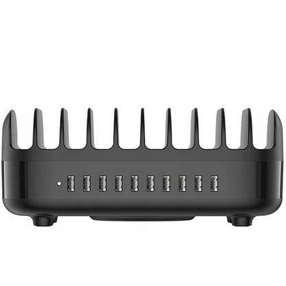 Nabíjačka stanica Orico DUK-10P-V1, 120W, 2.4A, 10 x USB-A, Čierna