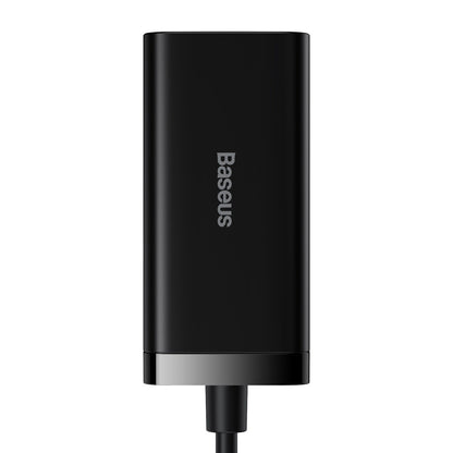 Nabíjačka Stanica USB-C Baseus GaN3 Pro, 100W, 5A, 2 x USB-A - 2 x USB-C, Čierna, Znovu zapečatená CCGP000101