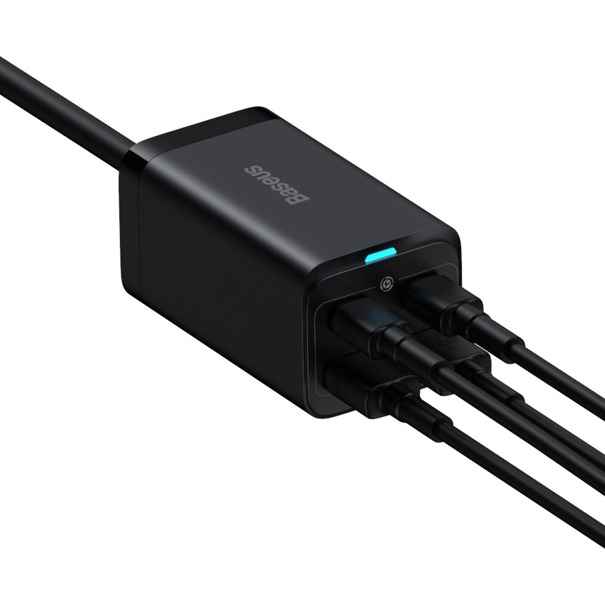 Nabíjačka Stanica USB-C Baseus GaN3 Pro, 100W, 5A, 2 x USB-A - 2 x USB-C, Čierna, Znovu zapečatená CCGP000101