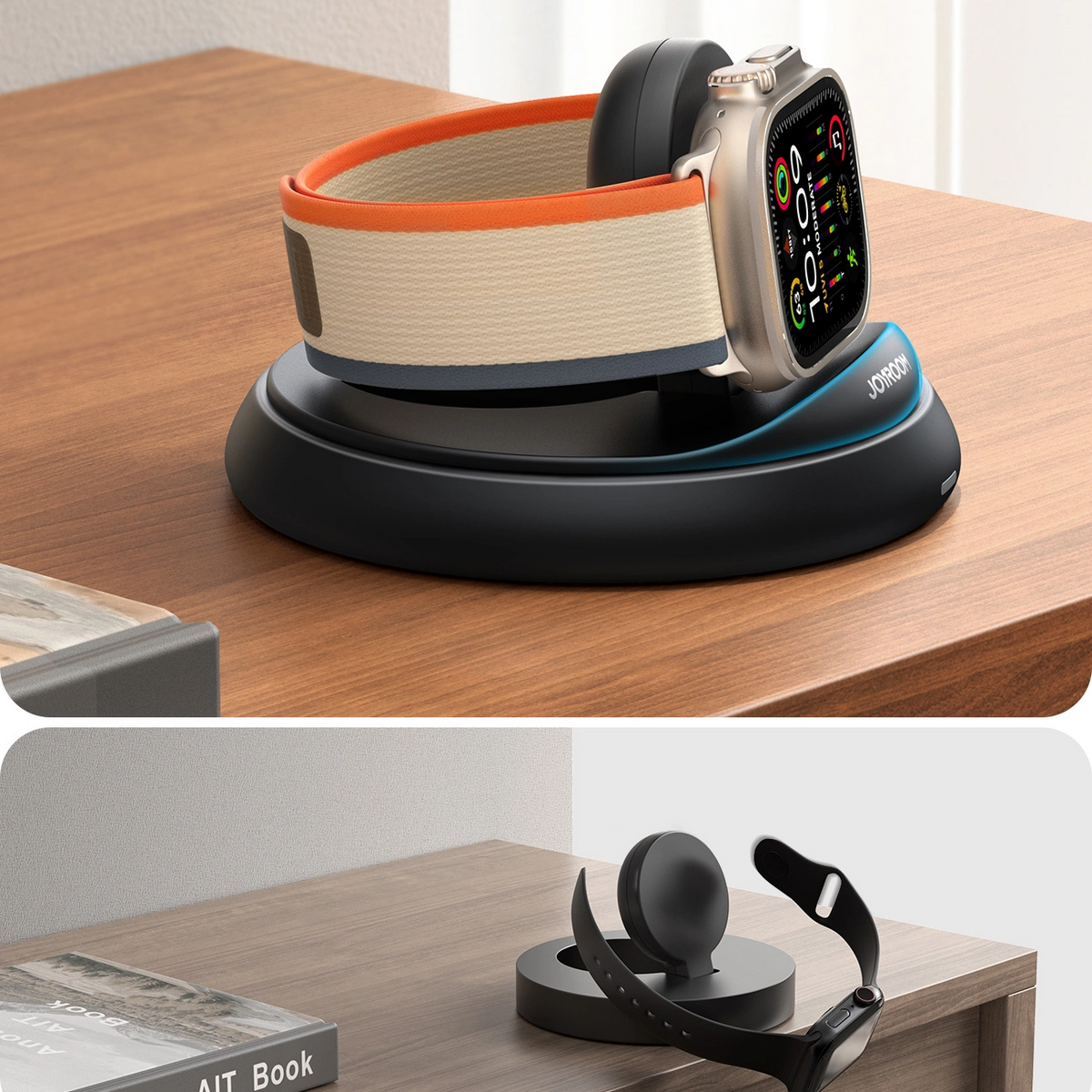 Bezdrôtová nabíjačka Joyroom JR-W12 pre Apple Watch Series, čierna