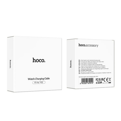 Nabíjací kábel pre Smartwatch HOCO Y22, USB-A, Čierny
