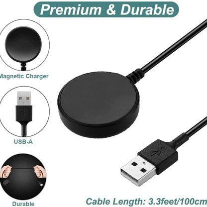 Bezdrôtová nabíjačka Techsuit TSC11 pre Samsung Galaxy Watch Series, USB-A, Čierna