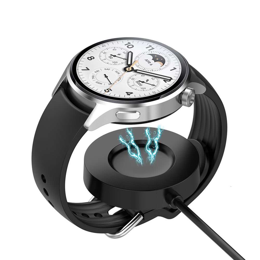 Bezdrôtová nabíjačka Techsuit TXC6 pre Xiaomi Watch S1 Pro, USB-A, Čierna