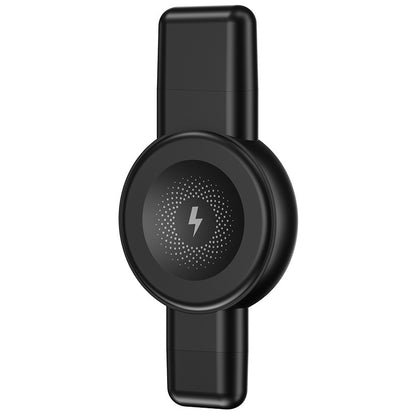 Bezdrôtová nabíjačka XO Design CX026 pre Apple Watch Series, USB-A / USB-C, Čierna