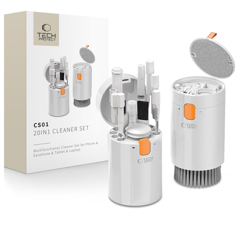 Čistiaci nástroj Tech-Protect CS01, 20v1, Biely