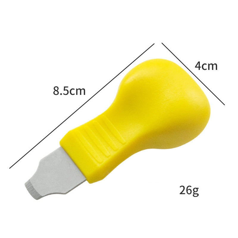 Kovový nástroj OEM Wide Blade pre kryty hodiniek, žltý