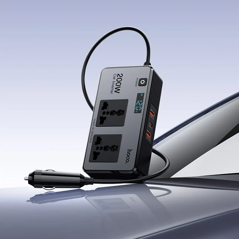 Autoelektrický menič HOCO Z66, 200W
