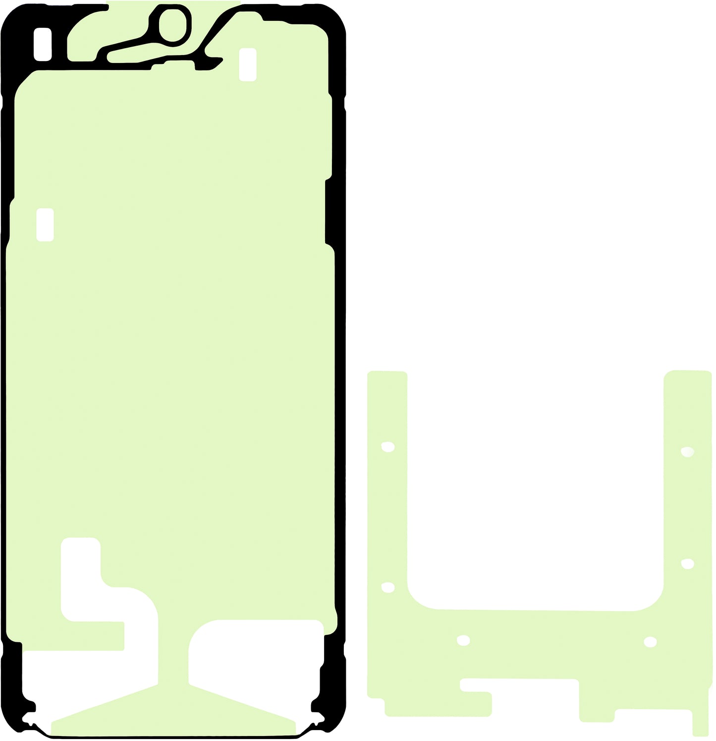 Sada lepidla na displej Samsung Galaxy S25+ S936, Service Pack GH82-36510A