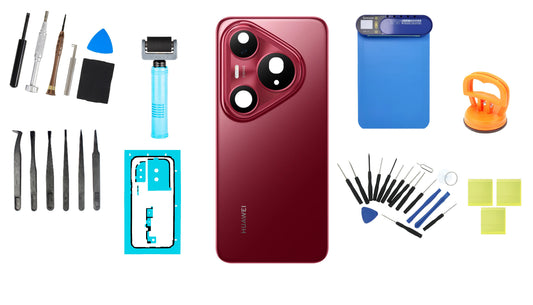 Sada krytu batérie Huawei Pura 80 Pro Glazed Red Service Pack a špeciálne servisné nástroje