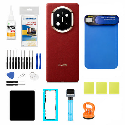Sada krytu batérie Huawei Mate X7 vínová (Nebula Red) Service Pack a špeciálne servisné nástroje