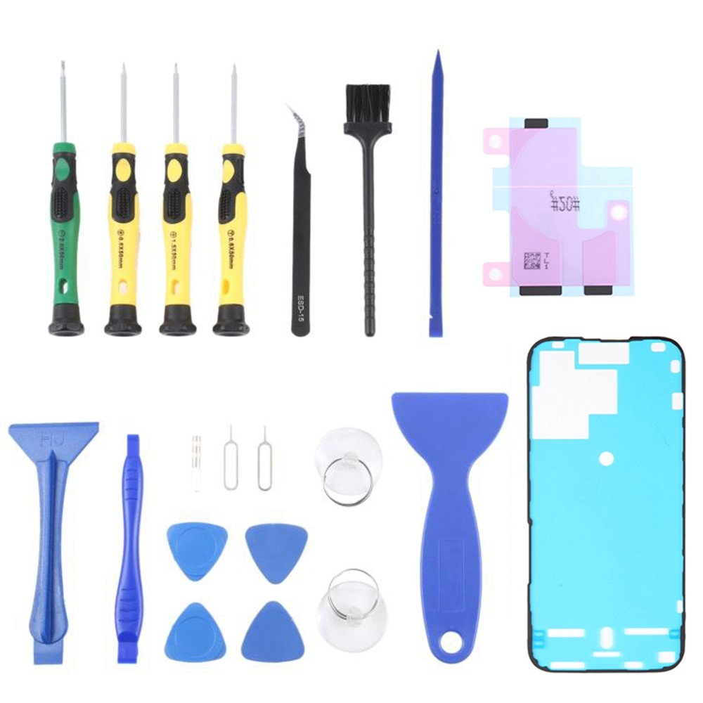 Sada na opravy Jiafa JF-8182 na výmenu batérie Apple iPhone 15 Pro, 21v1