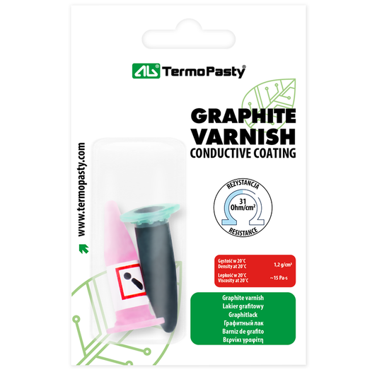 Grafitový lak AG Termopasty, 2 ml, Sada 2 kusy ART.AGT-022