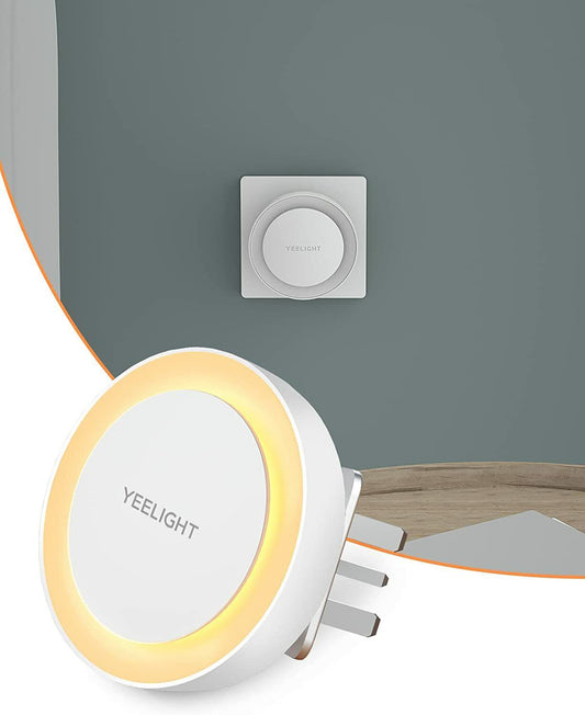 Led lampa na nočné osvetlenie Yeelight Plug-in Nightlight, 0.5W, 2500K, Senzor, UK verzia, Biela, Znovu zapečatená YLYD11YL