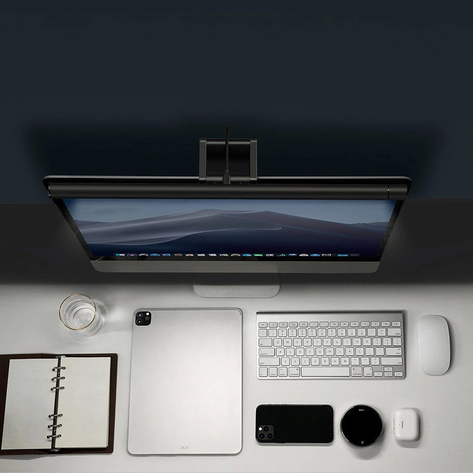 Lampa Led Monitor Baseus i-Wok Pro, 3000K - 6500K, Čierna DGIWK-P01
