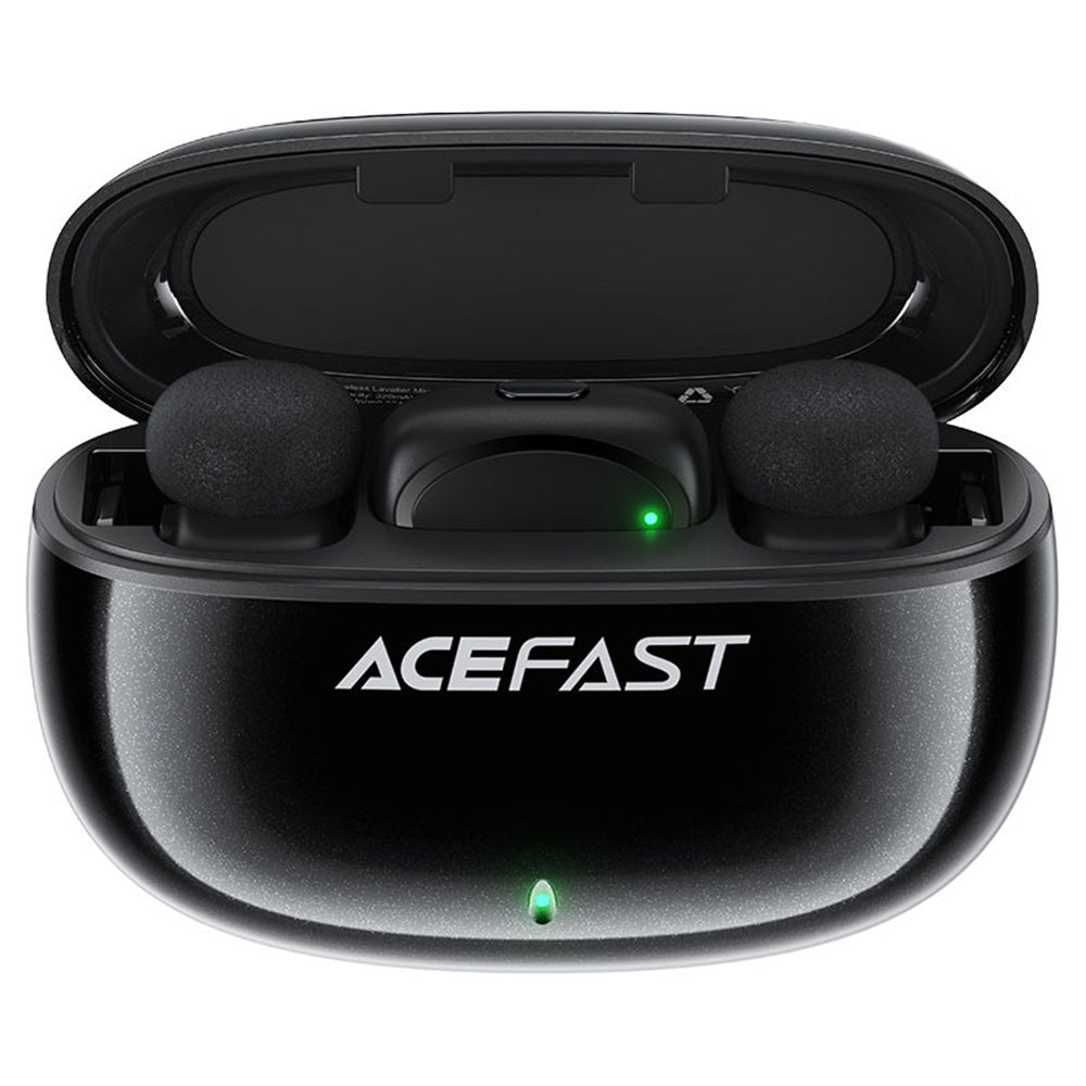 Lavaliera Acefast R2, USB-C, Sada 2 kusy, Čierna