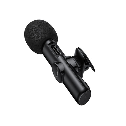 Lavalierový mikrofón Borofone BFK16 Winner, USB-C, čierny