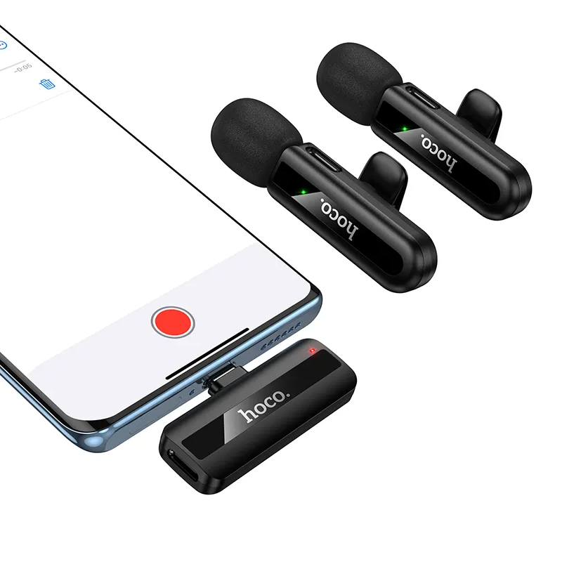 Lavaliera HOCO L20A, USB-C / Lightning, Sada 2 kusy, Čierna