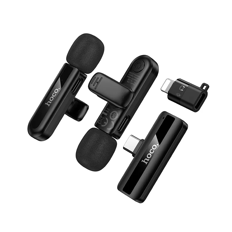 Lavaliera HOCO L20A, USB-C / Lightning, Sada 2 kusy, Čierna