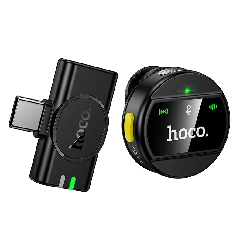 Lavaliera HOCO L21, USB-C, Čierna