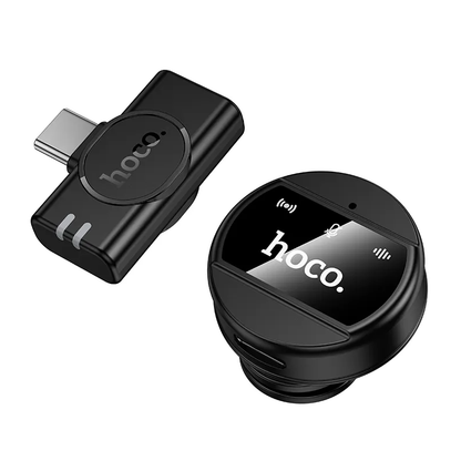 Lavaliera HOCO L21, USB-C, Čierna