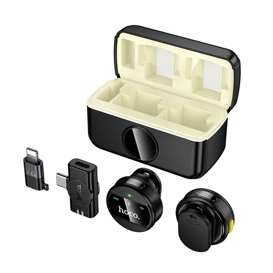 Lavaliera HOCO L22, USB-C / Lightning, Sada 2 kusy, Čierna