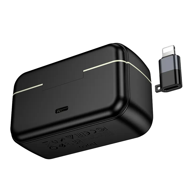 Lavaliera HOCO L22, USB-C / Lightning, Sada 2 kusy, Čierna