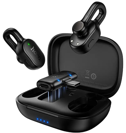 Lavaliera HOCO L27, USB-C, Sada 2 kusy, Čierna