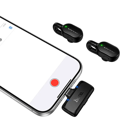 Lavaliera HOCO L27, USB-C, Sada 2 kusy, Čierna