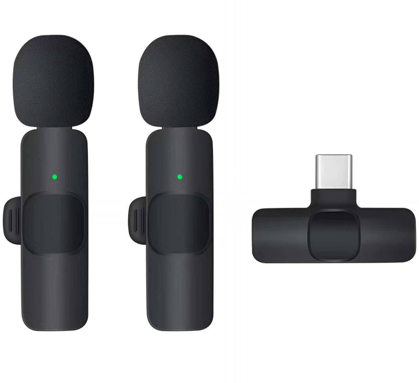 Lavaliera OEM K1, USB-C, Sada 2 kusy, Čierna