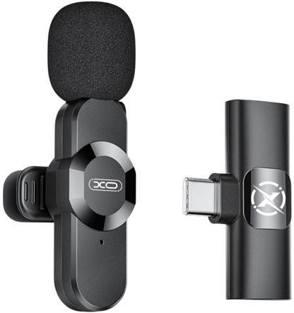 Lavaliera XO Design MC13, USB-C / Lightning, Čierna