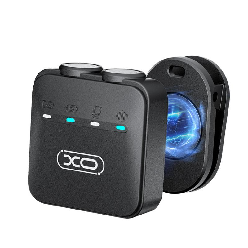 Lavaliera XO Design MC15 Dual, USB-C / Lightning, Sada 2 kusy, Čierna
