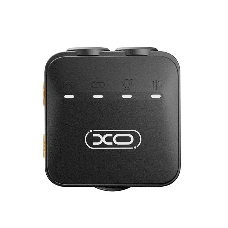 Lavaliera XO Design MC15 Dual, USB-C / Lightning, Sada 2 kusy, Čierna