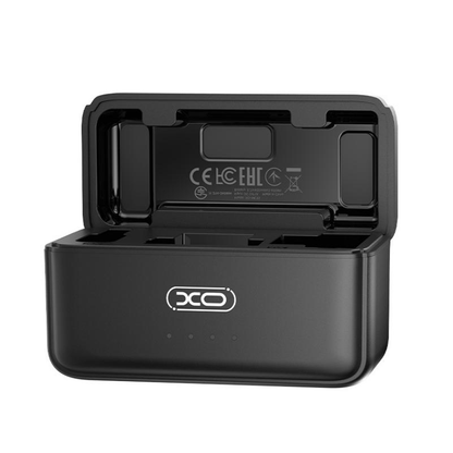 Lavaliera XO Design MC15 Dual, USB-C / Lightning, Sada 2 kusy, Čierna