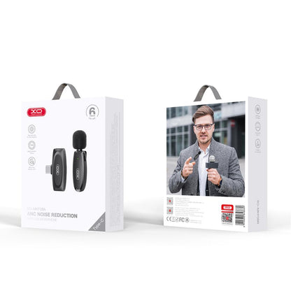 Lavaliera XO Design MKF08A, USB-C, Čierna