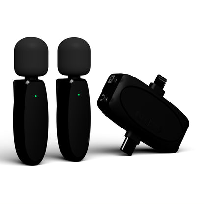 Lavaliera Yesido KR15, USB-C / Lightning, Sada 2 kusy, Čierna