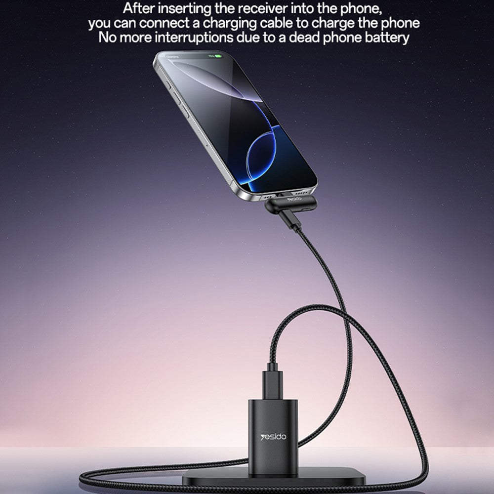 Lavaliera Yesido KR21, USB-C, Sada 2 kusy, Čierna