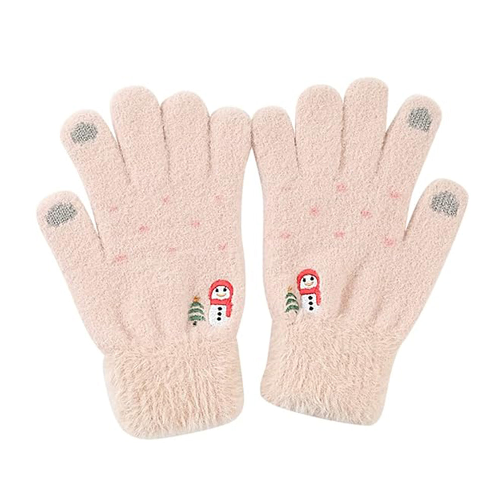 Dámske zimné dotykové rukavice Techsuit ST0011, veľkosť 17 cm, béžové